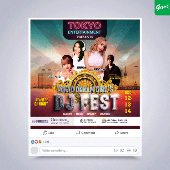 Creative event poster design Sri Lanka