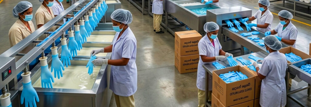 Rubber products sri lanka Latex medical gloves